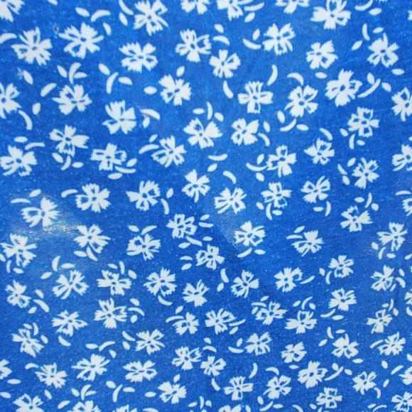 South Beach Vintage 80's Cotton Blend Dress M - Picture 2 of 8